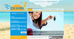 Desktop Screenshot of caravelle-location.com